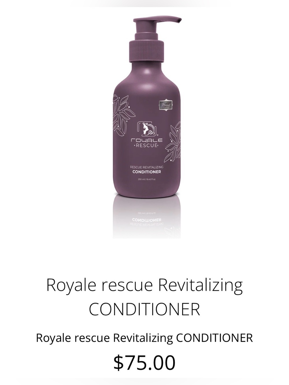 Royale Rescue Revitalizing Conditioner 250mL